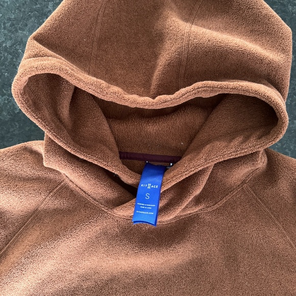 Kit & Ace Hygge Fleece Pullover Hoodie in heather cinnamon - Picture 8 of 8